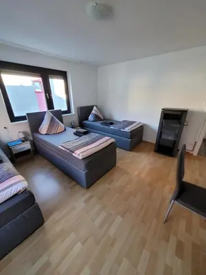 Ein Sitzbereich in der Unterkunft City Apartment KL
