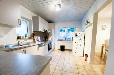 Küche/Küchenzeile in der Unterkunft Work & Stay House