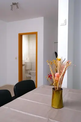 Ein Bett oder Betten in einem Zimmer der Unterkunft Maisonette 2
