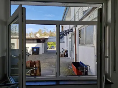 Ein Balkon oder eine Terrasse in der Unterkunft Monteurwohnung Mühlacker - L8 Street