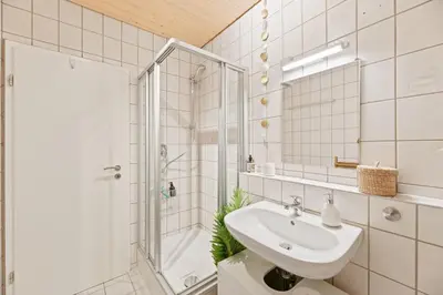 Ein Badezimmer in der Unterkunft Perouser Wohlfühloase