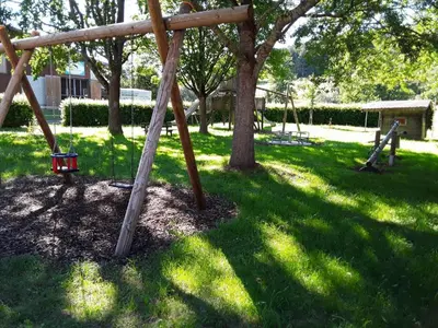 Ein Garten an der Unterkunft Ferienwohnung Monika Scholtz