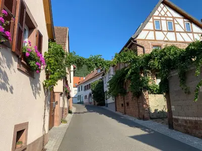Das Gebäude in dem sich die Ferienwohnung befindet