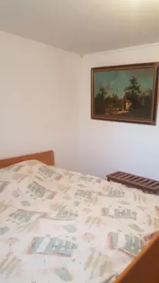 Ein Bett oder Betten in einem Zimmer der Unterkunft Georgs Ferienwohnung