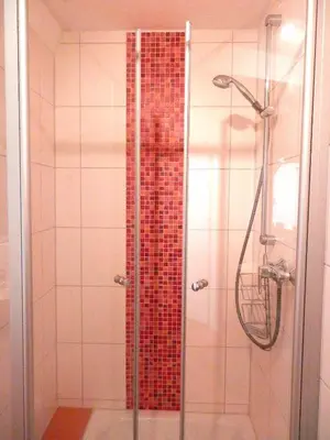 Ein Badezimmer in der Unterkunft Gästezimmer / Weingut Peter