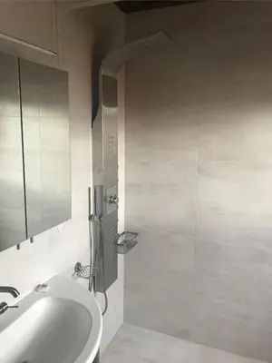 Ein Badezimmer in der Unterkunft Für Pendler und Monteure oder Ferienwohnung zum Erholen