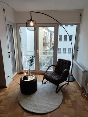 Ein Sitzbereich in der Unterkunft ZEN Apartments - Exklusive Suite - Luxus - Boxspringbett
