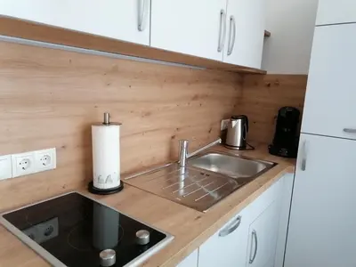 Küche/Küchenzeile in der Unterkunft Apartment Lieblingsort