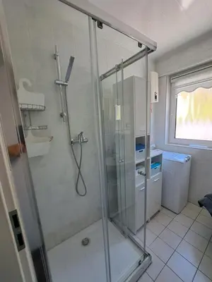 Ein Badezimmer in der Unterkunft Ferienwohnung Galina 1