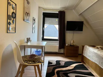 TV/Unterhaltungsangebot in der Unterkunft Ferienappartements Dolgesheim 3
