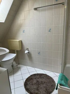 Ein Badezimmer in der Unterkunft Ferienappartements Dolgesheim 4