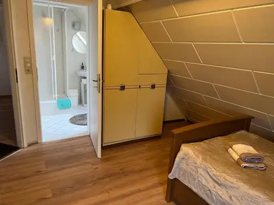 Ein Badezimmer in der Unterkunft Ferienappartements Dolgesheim 4