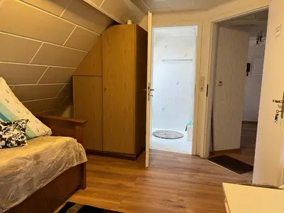 Ein Badezimmer in der Unterkunft Ferienappartements Dolgesheim 5