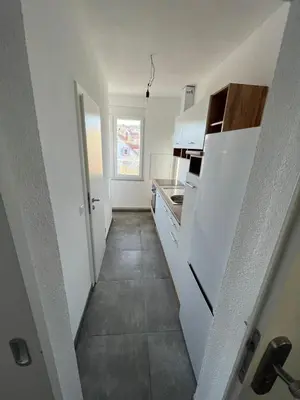 Küche/Küchenzeile in der Unterkunft Monteurwohnung Pforzheim - L8 Street