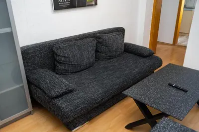 Ein Sitzbereich in der Unterkunft 3 Zimmer Alzey Monteurwohnung max 5 Personen