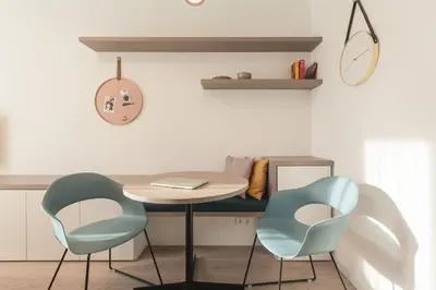 Ein Sitzbereich in der Unterkunft Candlewood Suites Heidelberg by IHG