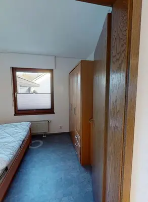 Ein Bett oder Betten in einem Zimmer der Unterkunft FERIENHAUS in der Natur