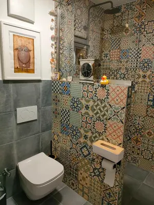 Ein Badezimmer in der Unterkunft Löwensteiner Berge