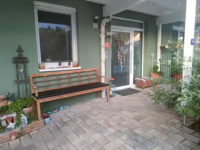 Ein Garten an der Unterkunft Löwensteiner Berge