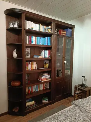 Die Bibliothek in der Ferienwohnung