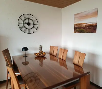 Ein Sitzbereich in der Unterkunft Casa del Norte