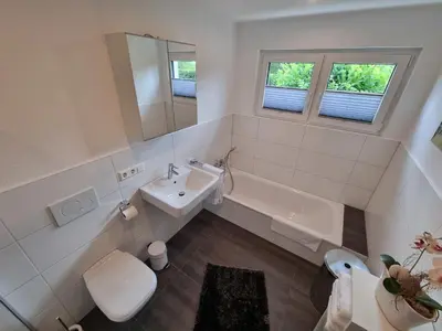 Ein Badezimmer in der Unterkunft Ferienwohnung Los Liebos