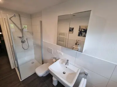 Ein Badezimmer in der Unterkunft Ferienwohnung Los Liebos