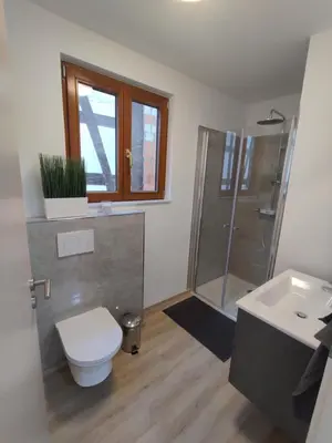 Ein Badezimmer in der Unterkunft Ferienwohnung Steigner