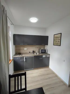 Küche/Küchenzeile in der Unterkunft Ferienwohnung Steigner