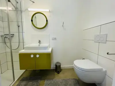 Ein Badezimmer in der Unterkunft Auszeit - Historisches Ferienhaus in der Südpfalz