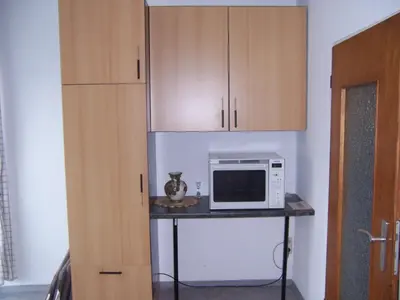 Küche/Küchenzeile in der Unterkunft Gästehaus Schneider