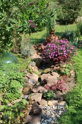 Ein Garten an der Unterkunft Fewo Odenwald - Marie