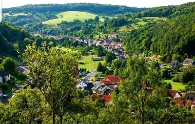 Naturlandschaft in der Nähe der Ferienwohnung