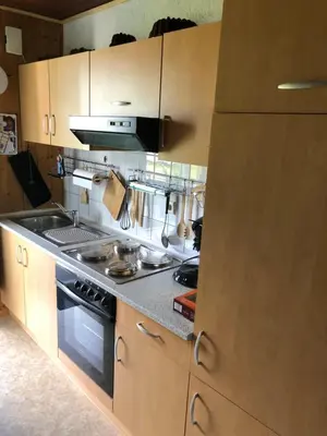 Küche/Küchenzeile in der Unterkunft Ferienwohnung in Dahn