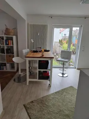 Ein Sitzbereich in der Unterkunft Apartment Lia