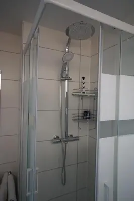 Ein Badezimmer in der Unterkunft Neue und zentral gelegene Wohnung in Stuttgart