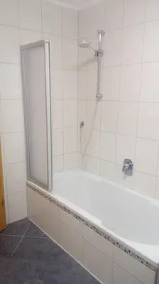 Ein Badezimmer in der Unterkunft Ferienwohnung DaWie