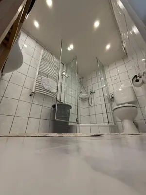 Ein Badezimmer in der Unterkunft Ostermanns Apartment
