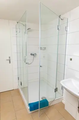 Ein Badezimmer in der Unterkunft Gasthaus Rössle