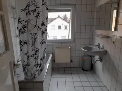 Ein Badezimmer in der Unterkunft Monteurwohnung Heilbronn nahe Neckarsulm