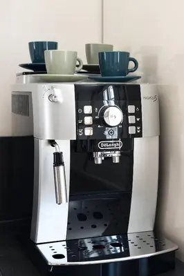 Kaffee-/Teezubehör in der Unterkunft Das schiefe Haus Wohnung Bergstraße