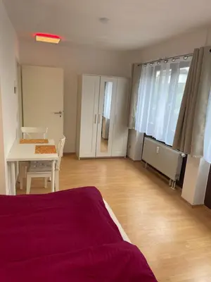 Ein Bett oder Betten in einem Zimmer der Unterkunft Zimmer im Herzen von Durlach