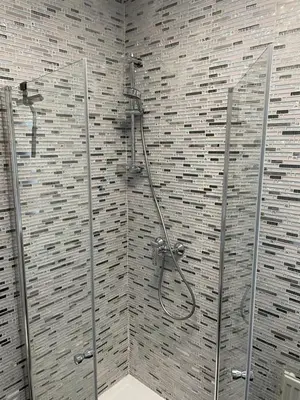 Ein Badezimmer in der Unterkunft Zimmer im Herzen von Durlach