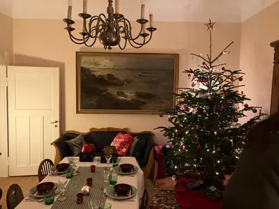 Ein Sitzbereich in der Unterkunft Rosie's Place: Furnished Apartment with Style