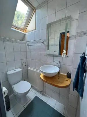 Ein Badezimmer in der Unterkunft Ferienhaus Odenwald