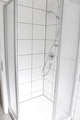 Ein Badezimmer in der Unterkunft Rendel-Apartments by Bismarck Hostel Öhringen