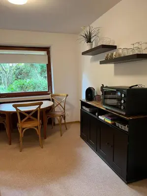 Küche/Küchenzeile in der Unterkunft Ferienwohnung auf dem Betzenberg