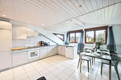 Küche/Küchenzeile in der Unterkunft Sali Homes - SchaefersNest