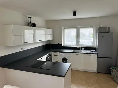 Küche/Küchenzeile in der Unterkunft Ferienunterkunft Lutherbaum 4 Zimmer