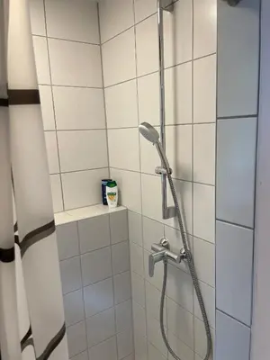 Grundriss der Unterkunft 4 Betten in 3-Zimmer-Wohnung mit WLAN TV und Garten
